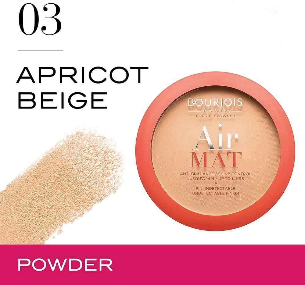 Bourjois Air Mat Compact Powder – 03 | Lightweight Matte Finish Powder