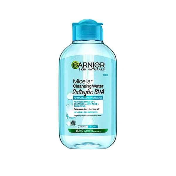 Garnier Salicylic BHA Micellar Cleansing Water 125 ml – Acne‑Prone, Oil‑Control, Fragrance‑Free | ukbay.pk Pakistan