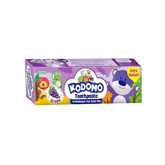 Kodomo Grape Toothpaste 45 g – Fluoride & Xylitol Kids Formula | Gentle Cavity Care