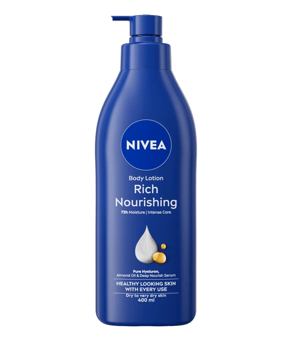 Nivea Body Lotion – Rich Nourishing 400ml (Made in Europe) | Deep Moisture & Soft Skin
