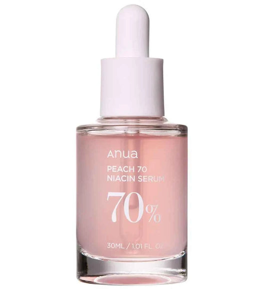 ANUA Peach 70% Niacinamide Serum 30ml – Korean Glow Formula
