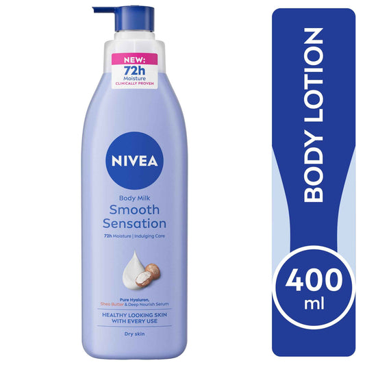 Nivea Body Lotion – Smooth Sensation 400ml (Made in Europe) | Deeply Moisturizing & Soft Skin