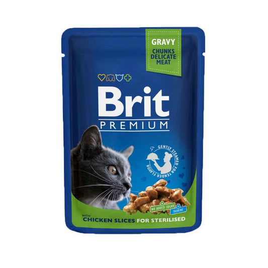 Brit Premium - Gravy - with Chicken Slice For Sterilised - 100g