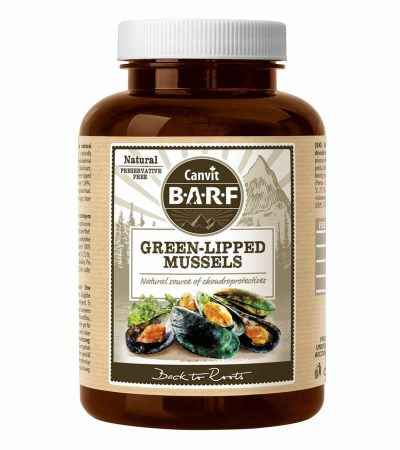 Canvit BARF Green-Lipped Mussel 180g – Natural Joint & Mobility Support Supplement for Dogs