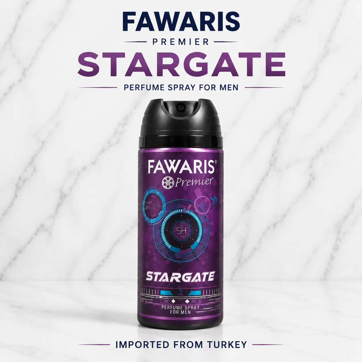 Fawaris Premier Body Spray 4-Pack for Men |150 ml