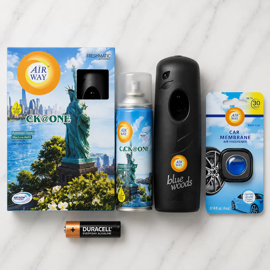 Airway Automatic Air Freshener Machine – CK@ONE Fragrance | Free Car Freshener & Refill Included