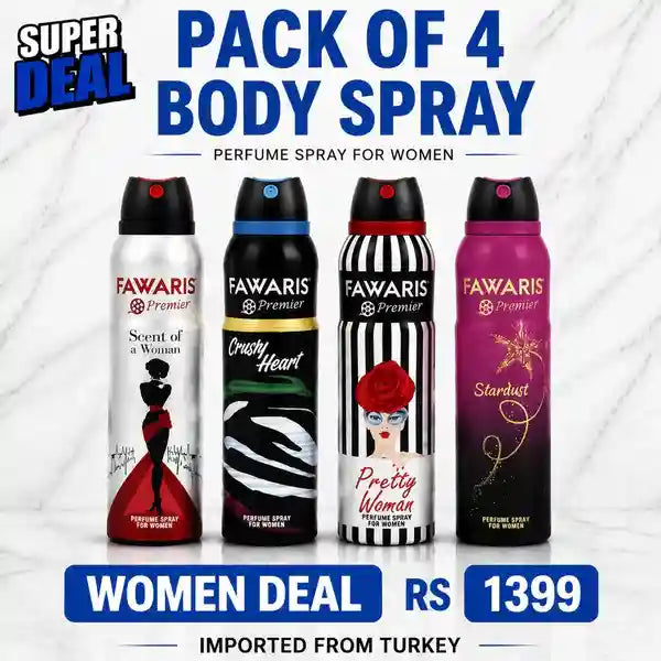 "Fawaris Premier Deal for Women | 4-in-1 Luxury Perfume Set | Cleopatra Collection | Affordable Fragrance Gift – Ukbay