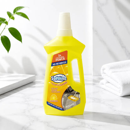 Softline Floor Cleaner – Lush Citrus 900ml | 3x Cleaning Power, No Residues