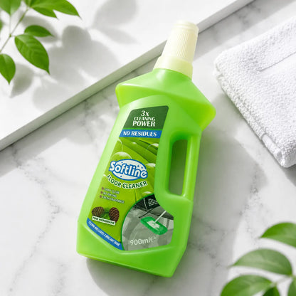 Softline Floor Cleaner – Pine Membrane 900ml | 3x Cleaning Power, No Residues