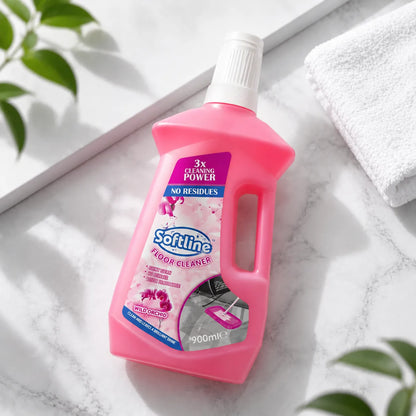 Softline Floor Cleaner – Wild Orchid 900ml | 3x Cleaning Power, No Residues