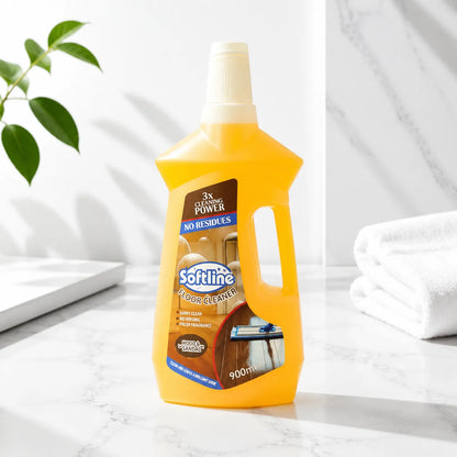 Softline Floor Cleaner – Wood & Wood Floor 900ml | 3x Cleaning Power, No Residues