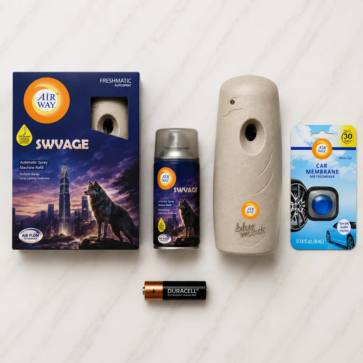 Airway Automatic Air Freshener Machine with Free Car Air Freshener & Refill – Swvage | Perfume Based Fragrance