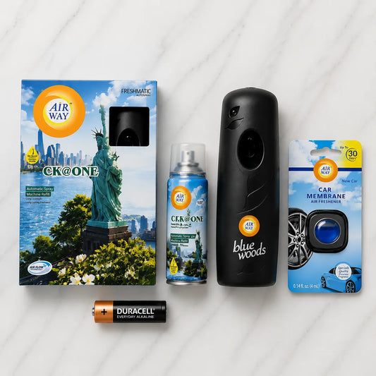 Airway Automatic Air Freshener Machine – CK@ONE | Perfume Based Fragrance | Free Car Freshener & Refill Included