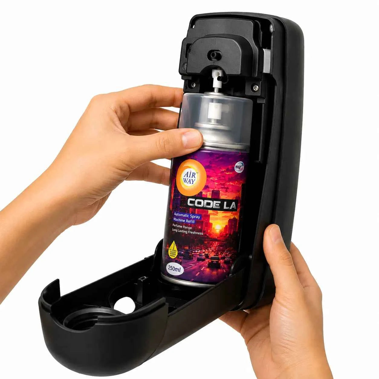 Airway Automatic Air Freshener Machine with Free Car Air Freshener & Refill –