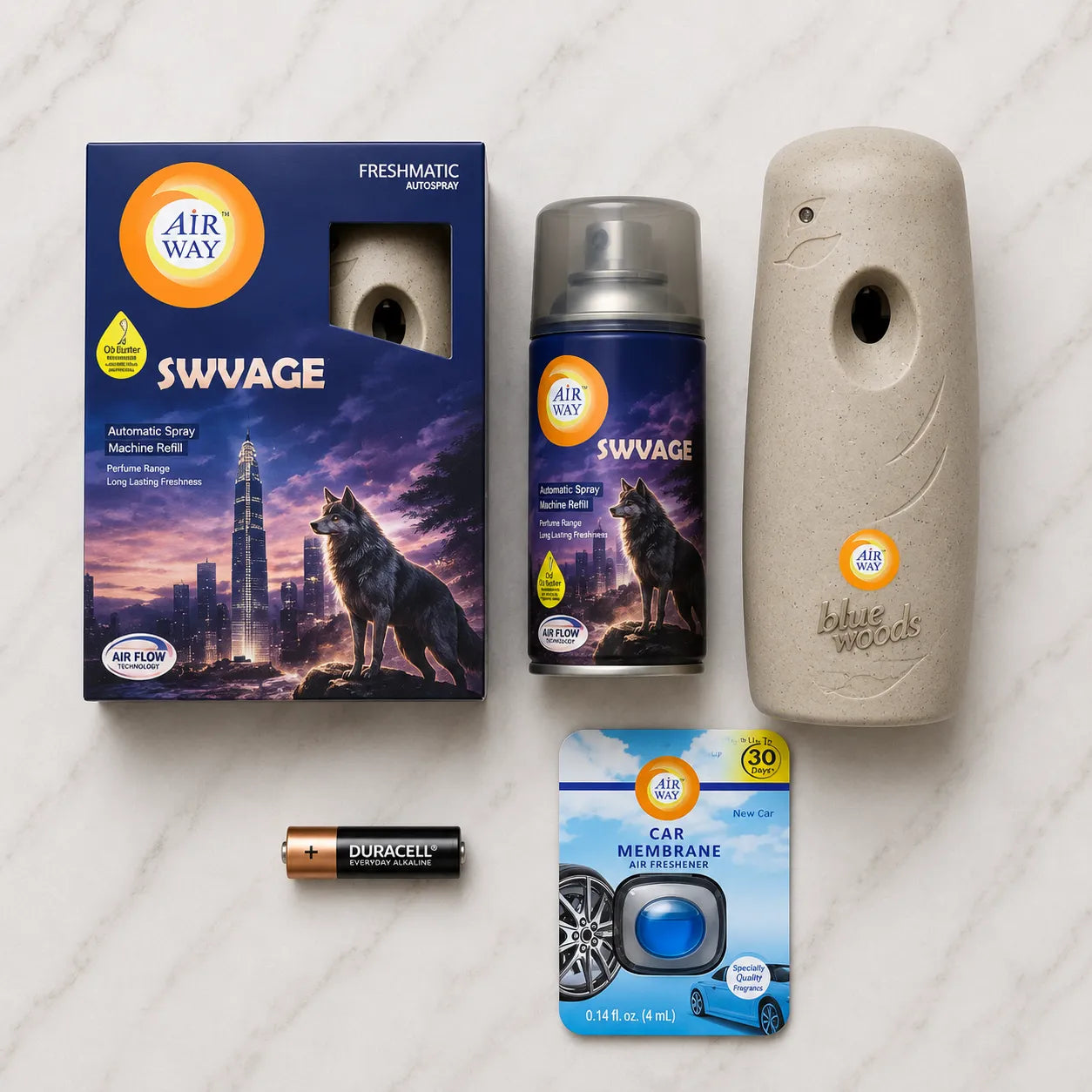 Airway Automatic Air Freshener Machine with Free Car Air Freshener & Refill – Swvage Fragnance