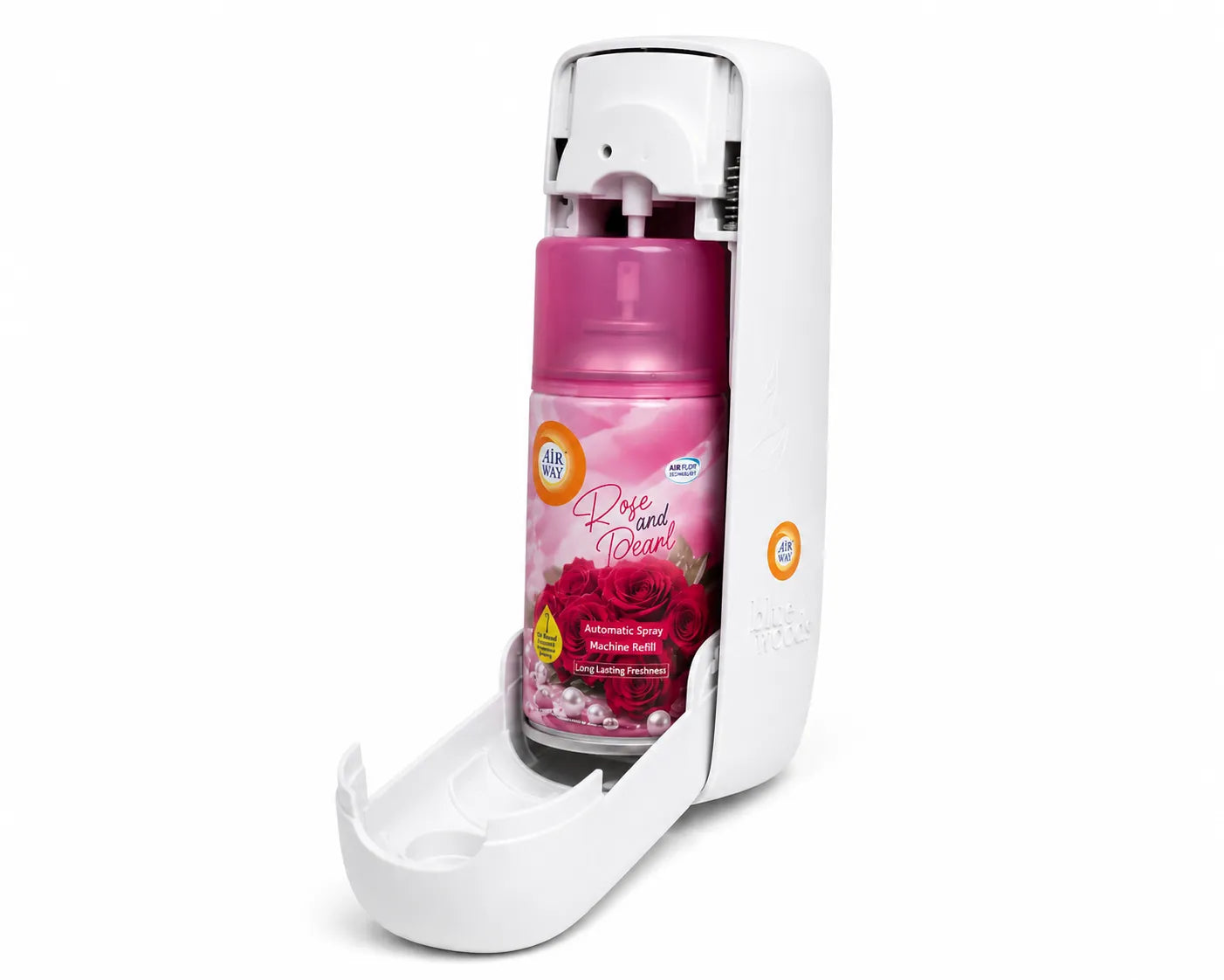 Airway Automatic Air Freshener Machine with Free Car Air Freshener & Refill – Rose and Pearl Edition