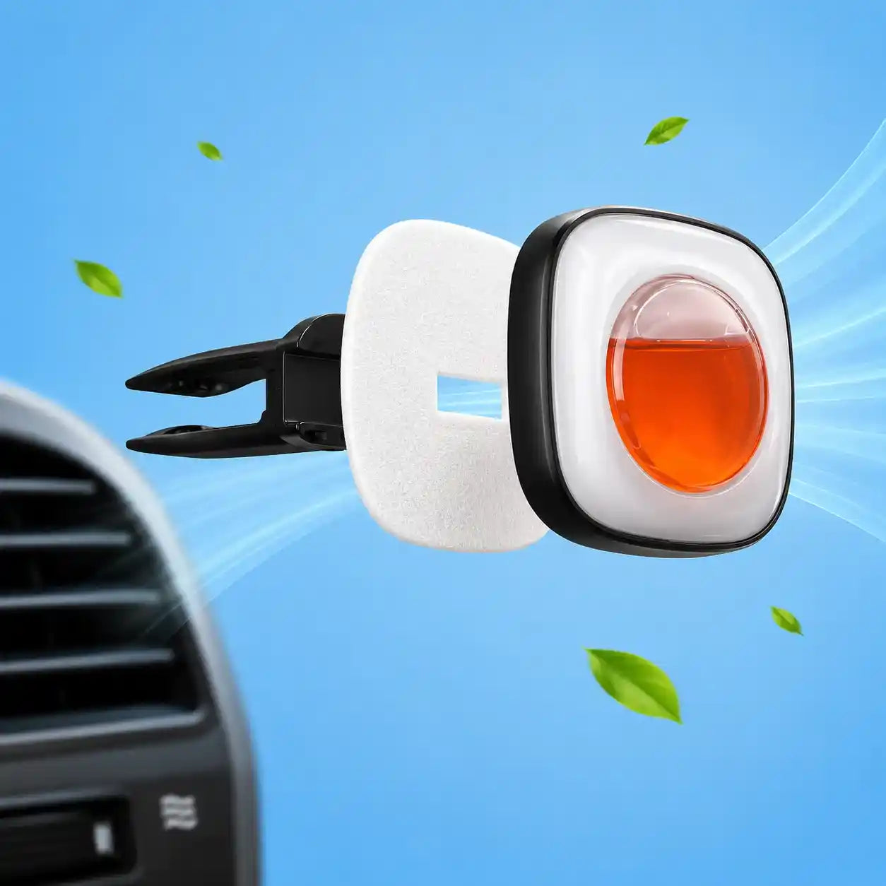 AirWay Car Membrane Air Freshener – Crispy Linen Scent | 1 Pack (2 pcs) | Made in Europe