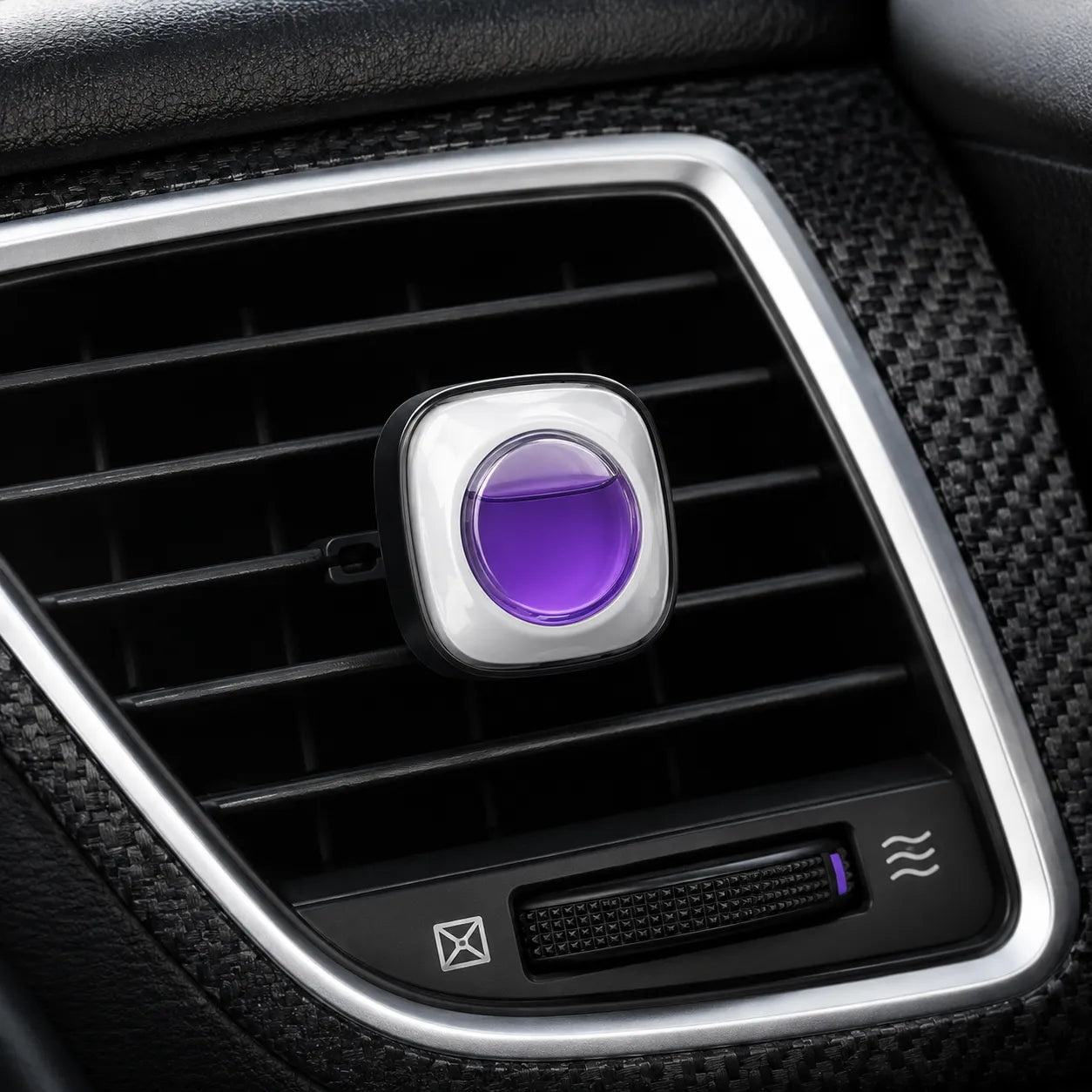 AirWay Car Vent Clip Air Freshener – Lush Lavender Scent (Made in Europe) – 2 Pack × 2 (Total 4 Clips)