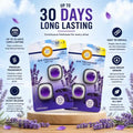 AirWay Car Vent Clip Air Freshener – Lush Lavender Scent (Made in Europe) – 2 Pack × 2 (Total 4 Clips)