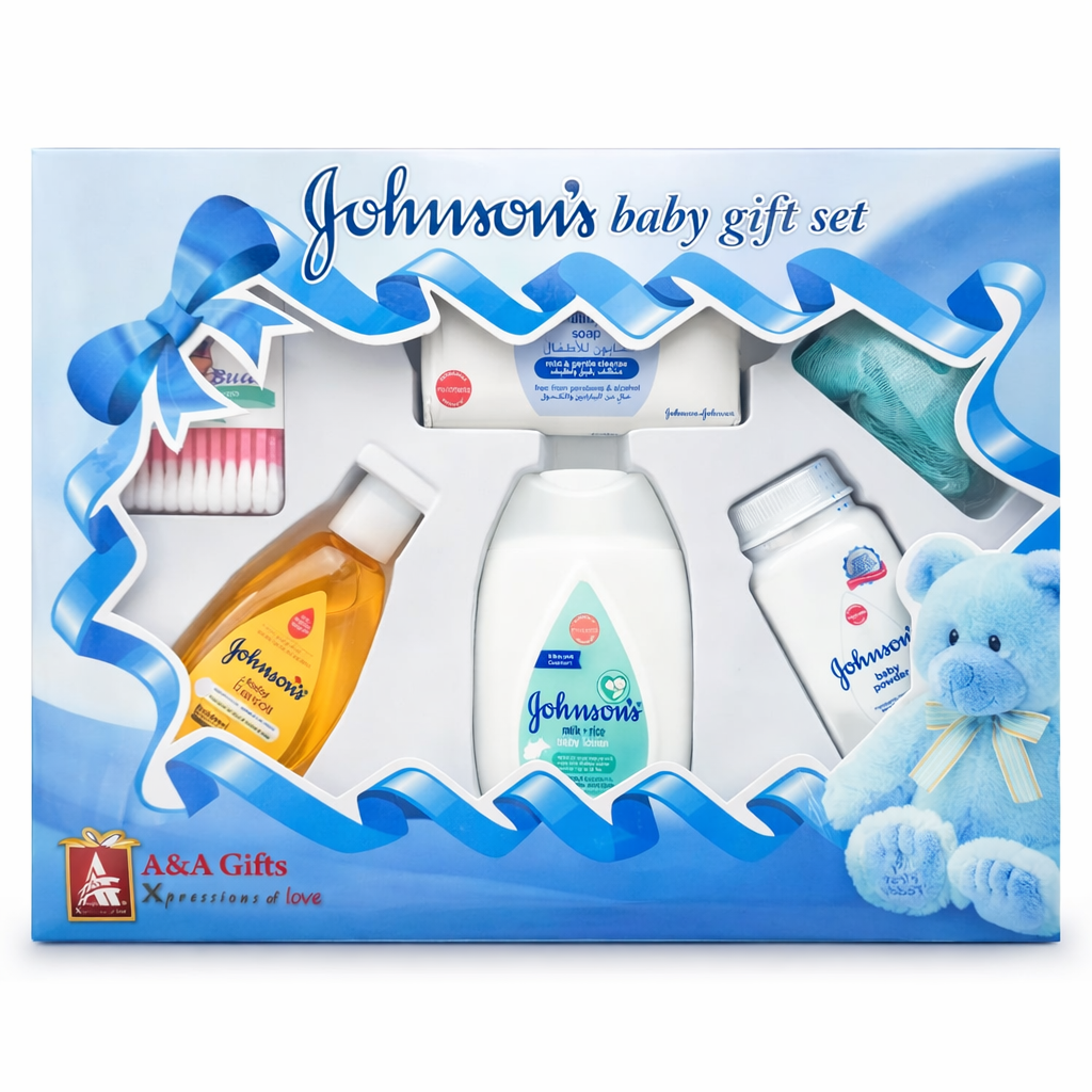 Johnson’s Baby Gift Set – Complete Newborn Care Kit| Premium Baby Essentials