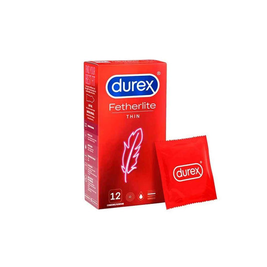 Durex Fetherlite Condoms 12s – Extra Thin, Ultra Sensitive | Discreet Delivery in Pakistan
