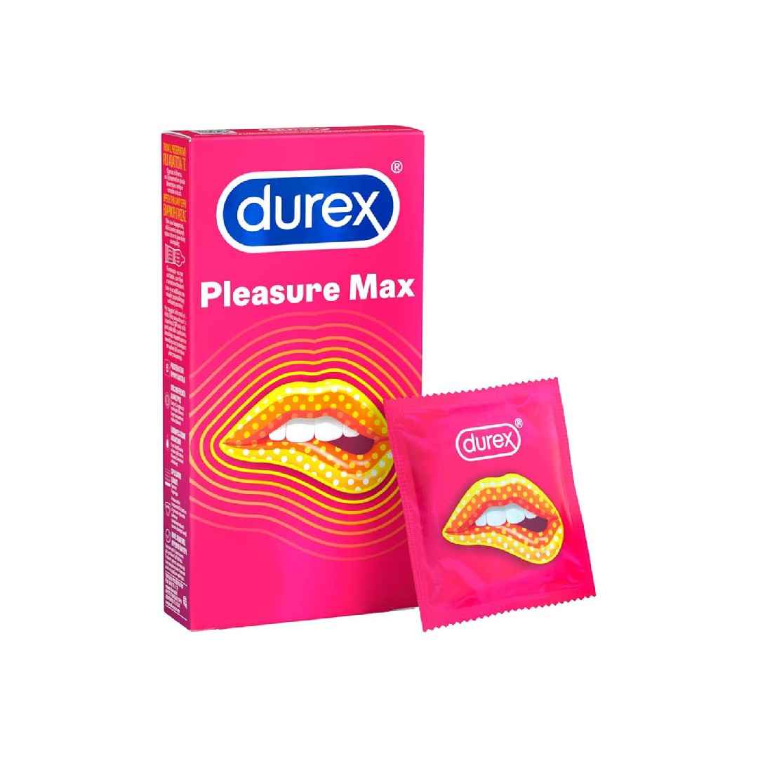 Durex Pleasuremax Condoms 12s – Ribbed & Dotted for Maximum Stimulation | Buy Online in Pakistan