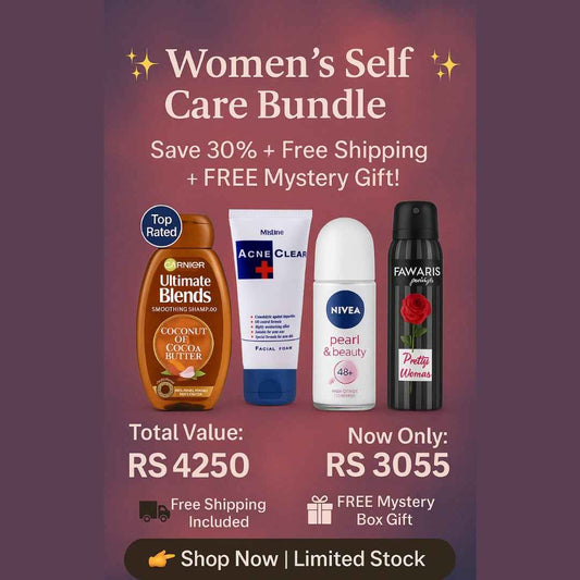 Women's Body-Care Bundle – Shampoo, Face Wash, Deodorant & Body Spray | Save 30% + Free Shipping in Pakistan -ukbay