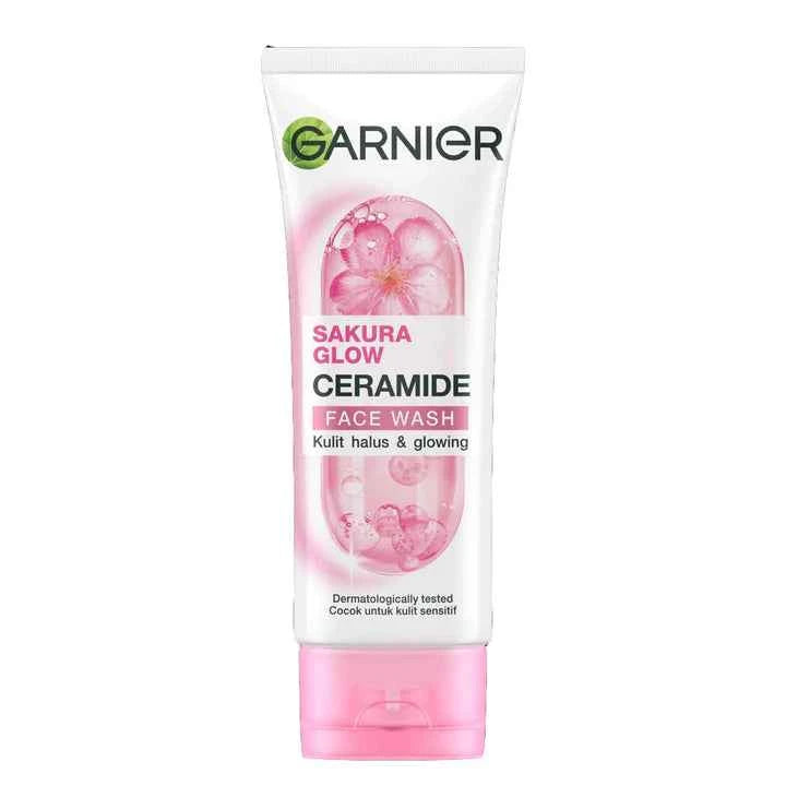Garnier Sakura Glow Ceramide Face Wash - Ukbay