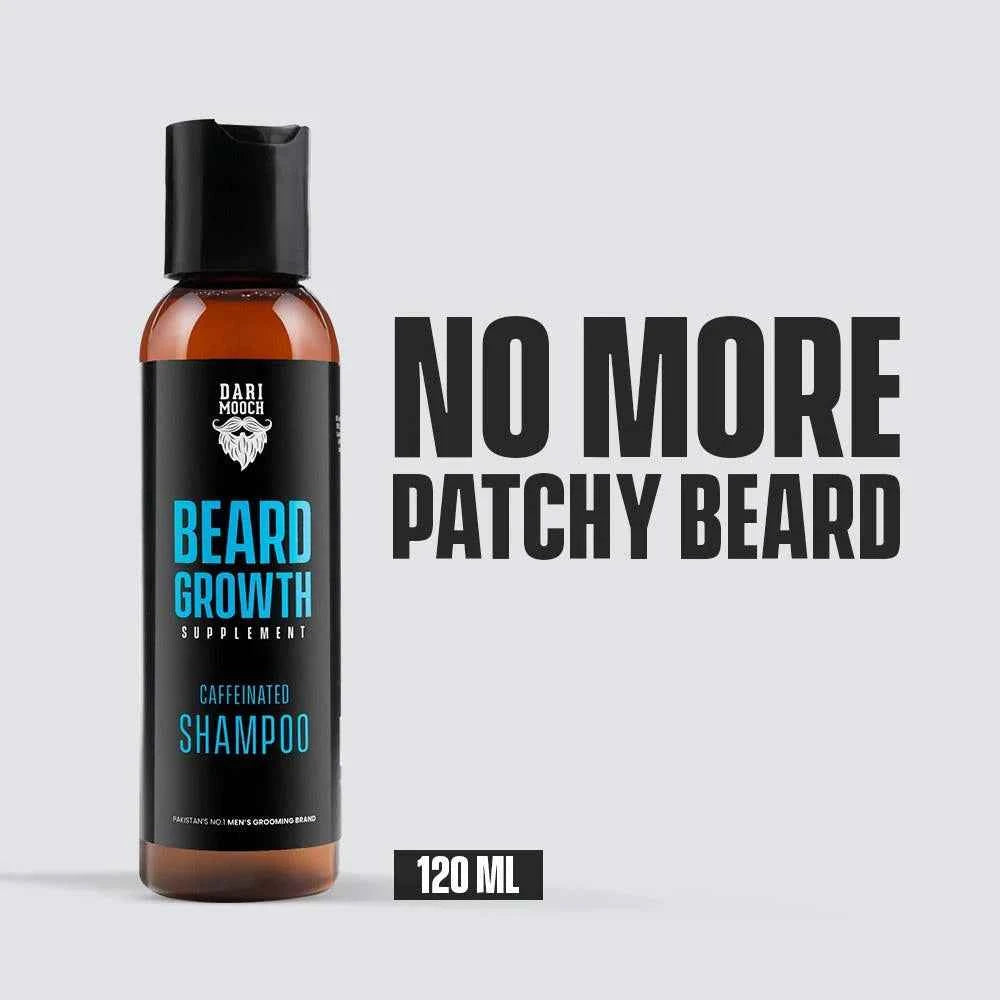 Dari Mooch Beard Growth Shampoo 120ml – Supplement Infused Formula for Thicker Beard