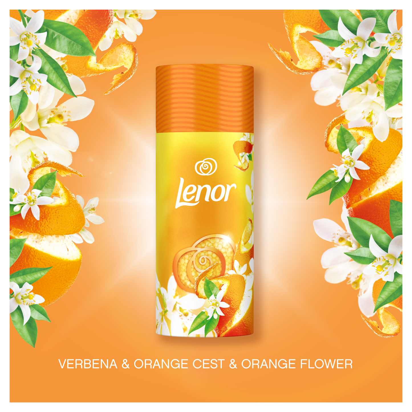 Lenor In-Wash Scent Boosters – Citrus & White Verbena | Uplifting Freshness | Ukaby