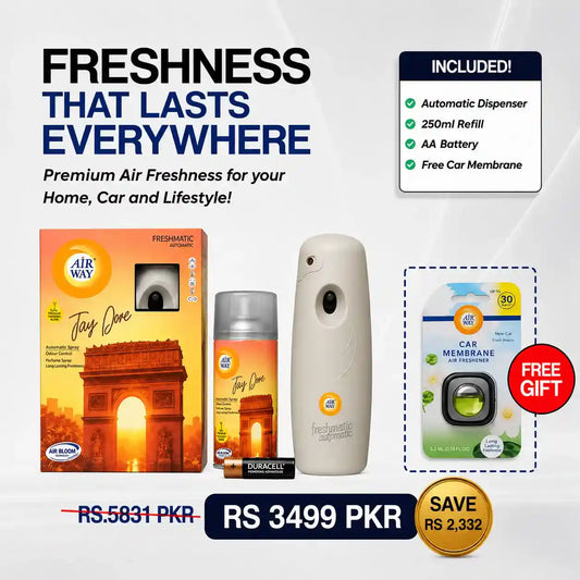 Airway Automatic Air Freshener Machine with Refill+Free Car Air Freshener – Jay Dore | Perfume Based Fragrance
