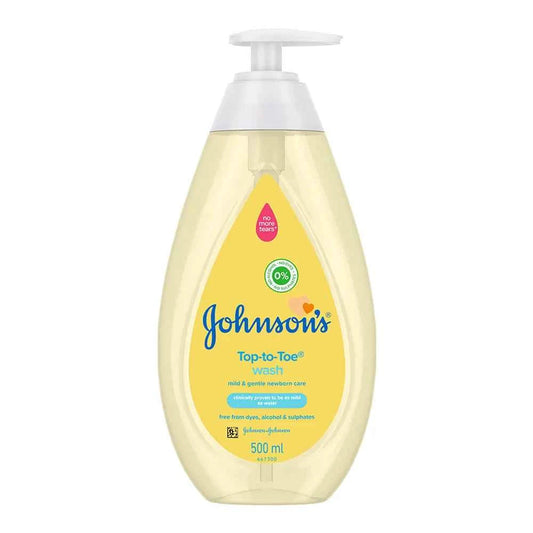 Johnson’s Baby Top-to-Toe Wash 500ml | Gentle 2-in-1 Cleanser | Made in Europe
