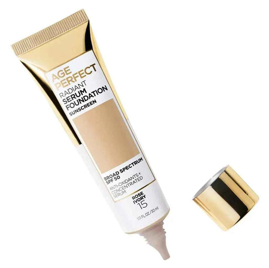 L’Oréal Paris Radiant Serum Tube Foundation – Shades 10 / 15 / 25 – Made by Paris
