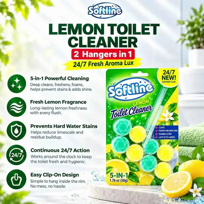 Softline 5 in 1 Automatic Toilet Cleaner Hangers (50g)