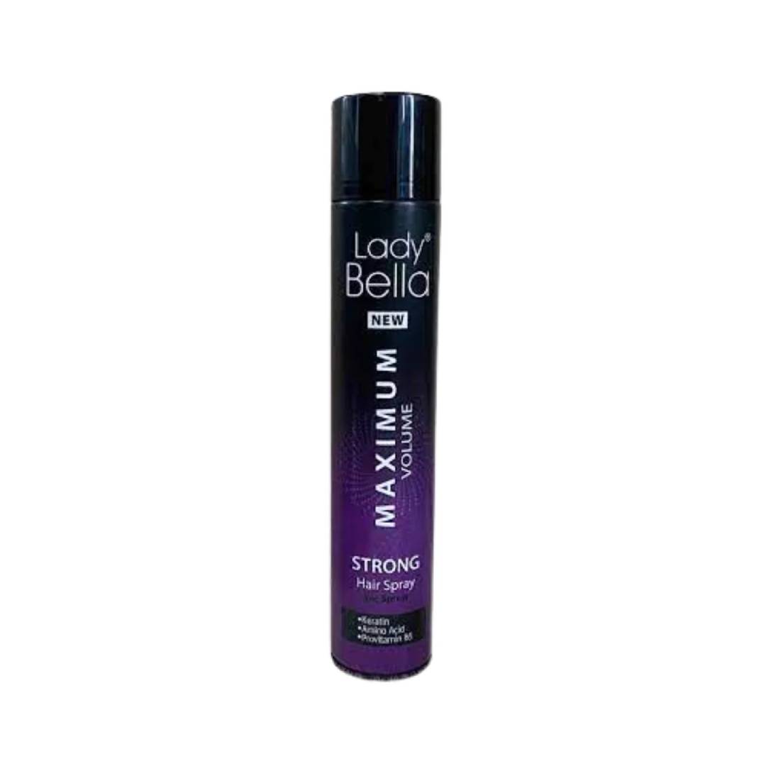Lady Bella- Maximum Volume Strong- Hair Spray 400ml