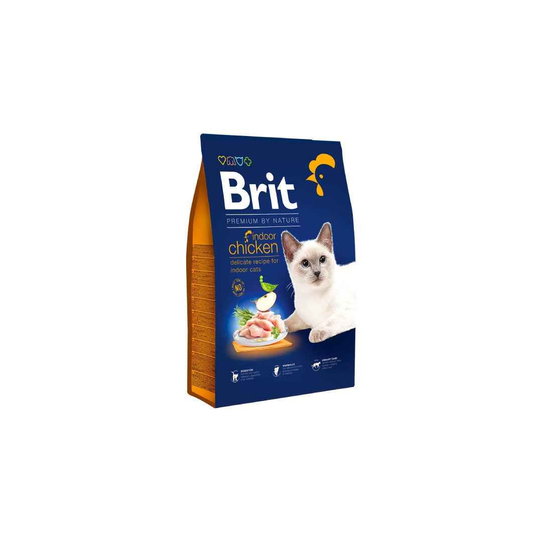 Brit Premium- Indoor Chicken- For Adult Cats