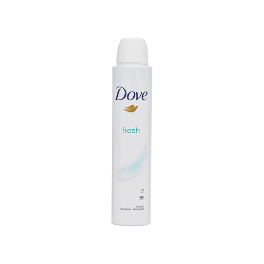 Dove Go Fresh Body Spray – 200ml | Long-Lasting Freshness & Gentle Care | 0% Alcohol