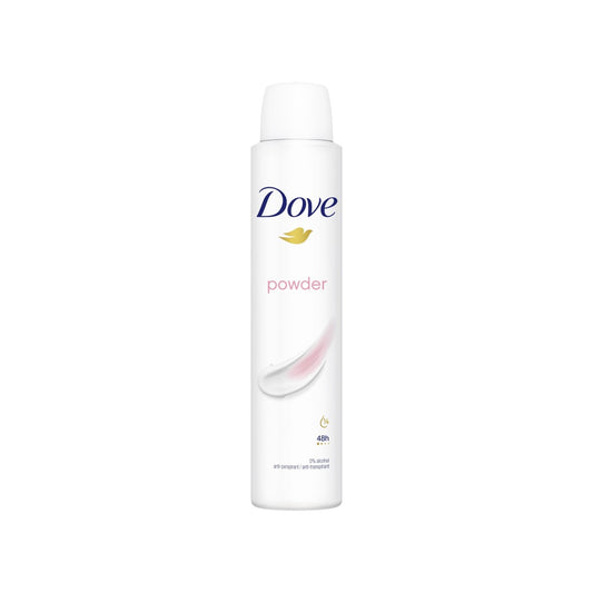Dove Powder Soft Powder Deodorant Spray – 200ml | 48-Hour Protection | Alcohol-Free