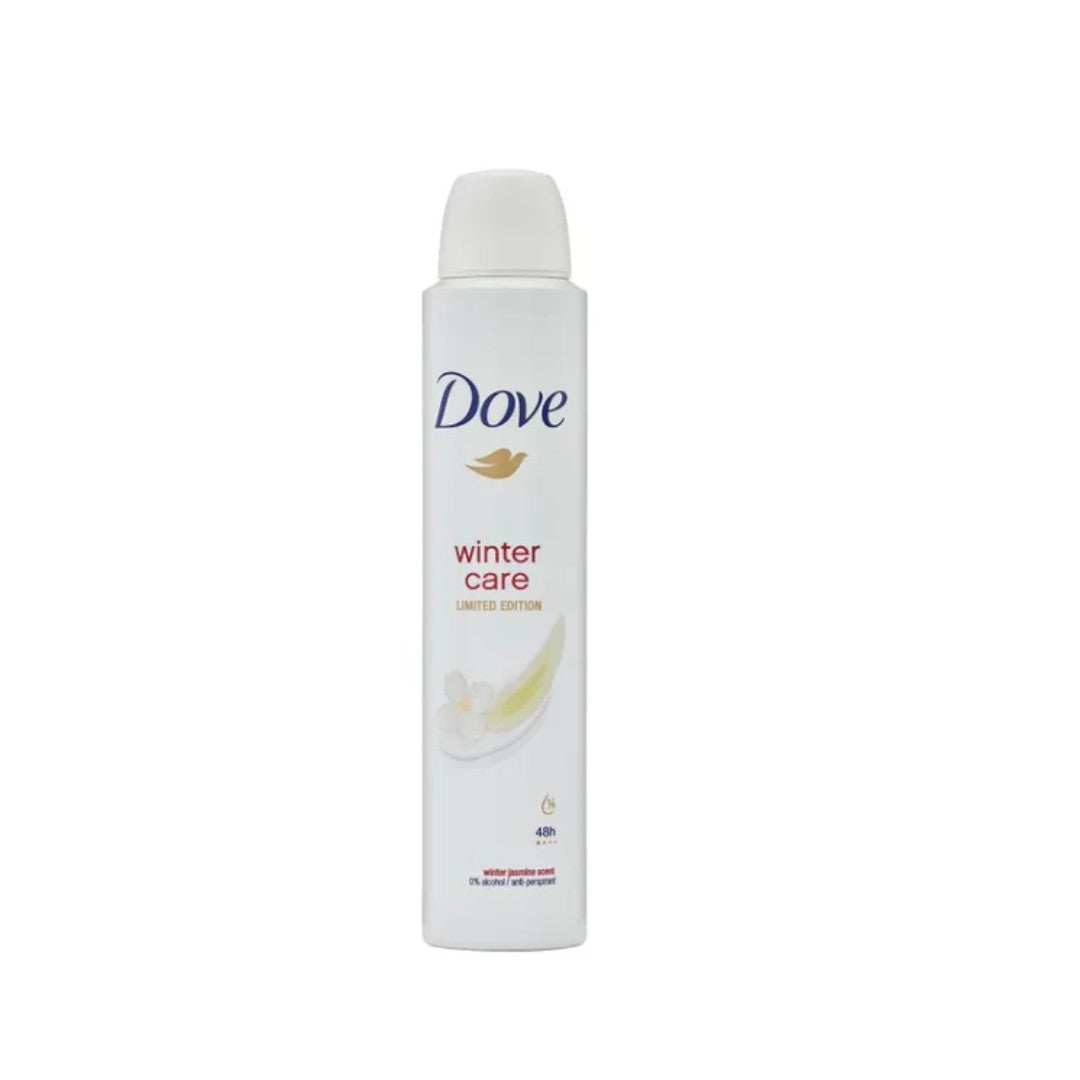 Dove Winter Care Winter Care Deodorant Spray – 200ml | 48-Hour Protection with ¼ Moisturising Cream | Alcohol-Free