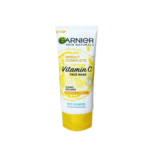 Garnier Skin Naturals Vitamin C Face Wash – 100ml| Daily Deep Cleanser | For All Type of Skin