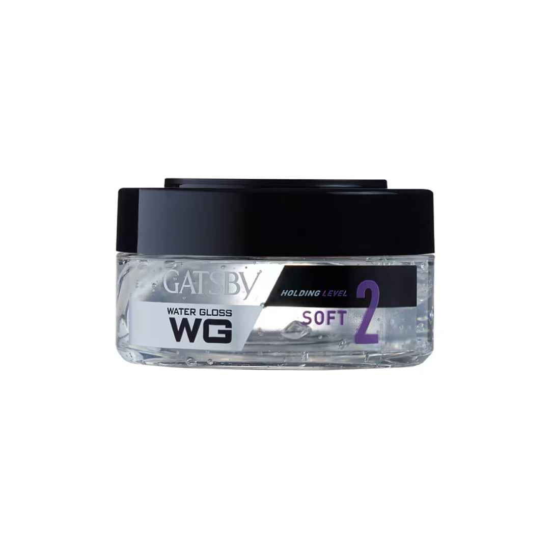 Gatsby Water Gloss – Water‑Based Wet‑Look Hair Gel | Soft / Hard / Super‑Hard, 75g (Copy)