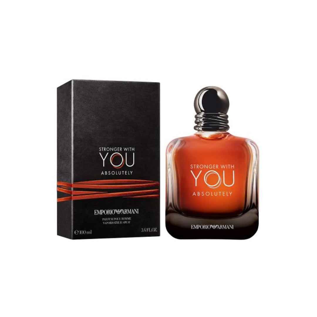 Buy Giorgio Armani Stronger With You Absolutely Eau de Parfum 100 ml – Warm, Spicy Amber‑Woody Cologne for Men