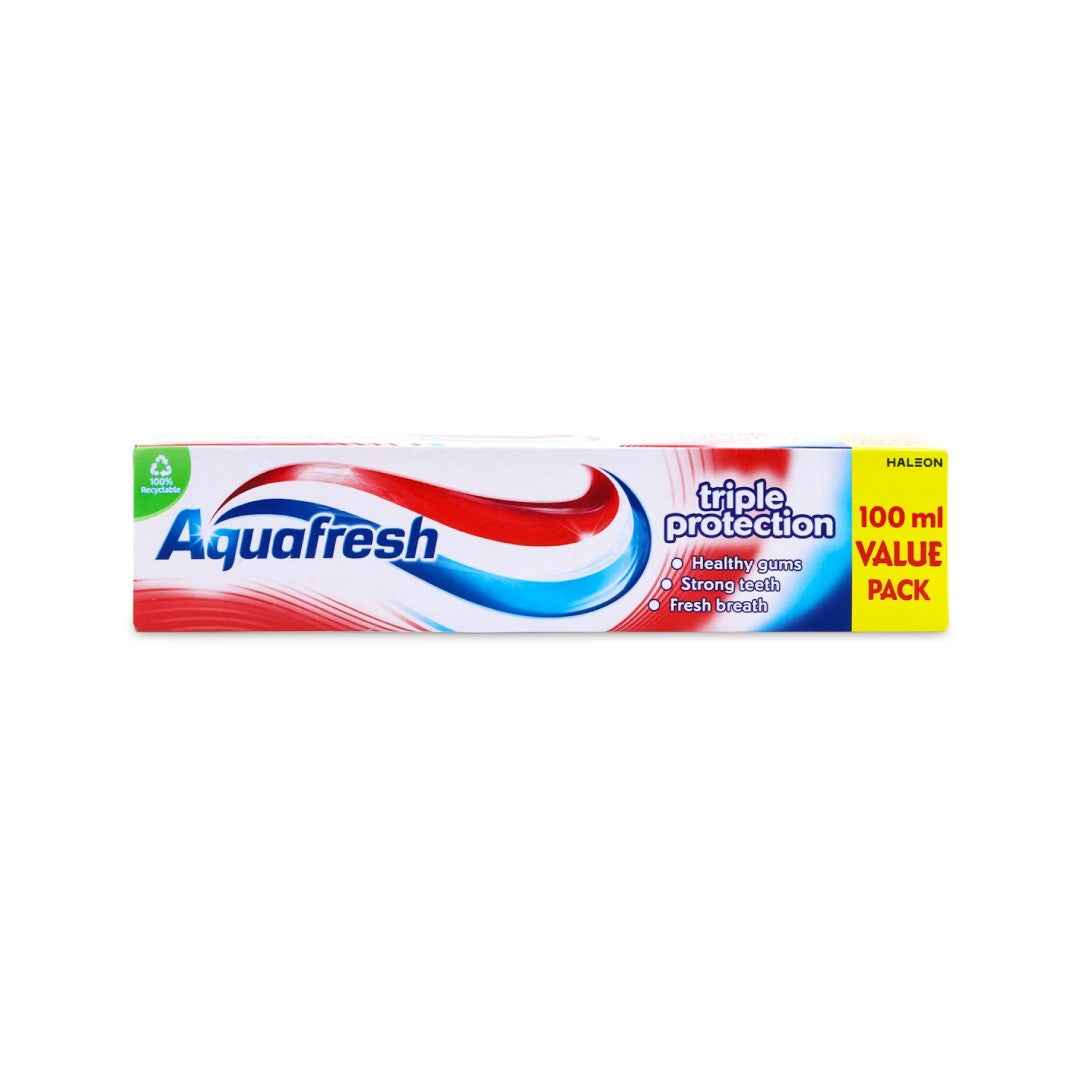 Aquafresh Triple Protection Toothpaste 100ml – Strong Teeth, Healthy Gums & Fresh Breath