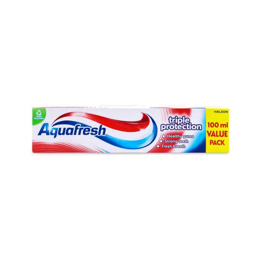 Aquafresh Triple Protection Toothpaste 100ml – Strong Teeth, Healthy Gums & Fresh Breath