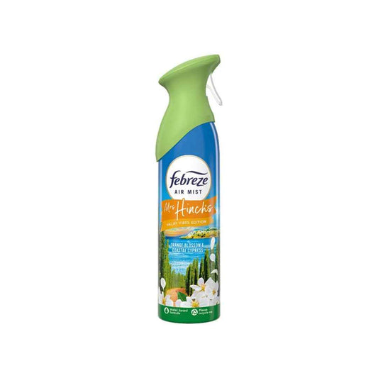 Febreze Air Freshener Spray – Mrs Hinch Limited Edition Orange Blossom & Coastal Cypress, 185ml | Odour-Eliminating Air Mist