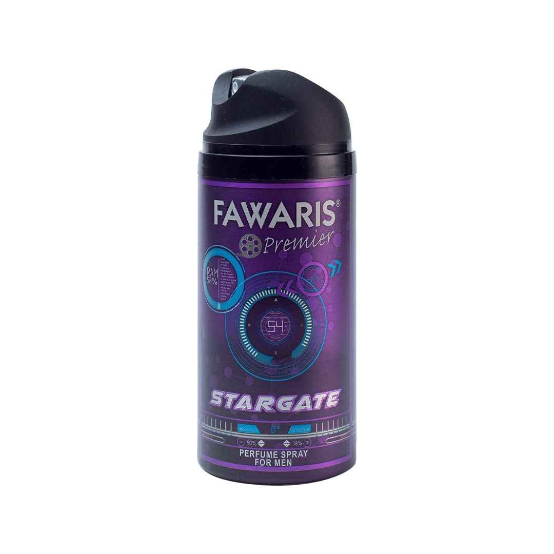 Fawaris Premier Stargate Body Spray – 150ml | Bold & Masculine Fragrance for Men | Long-Lasting Deodorant Spray
