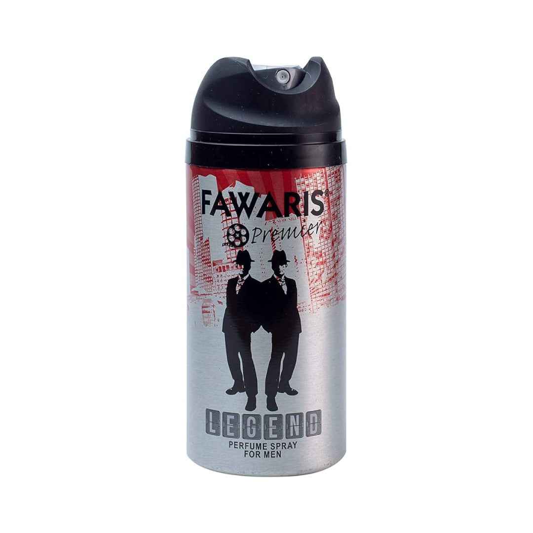 Fawaris Premier Legend Body Spray – 150ml | Intense & Long-Lasting Fragrance for Men | Everyday Deodorant Spray
