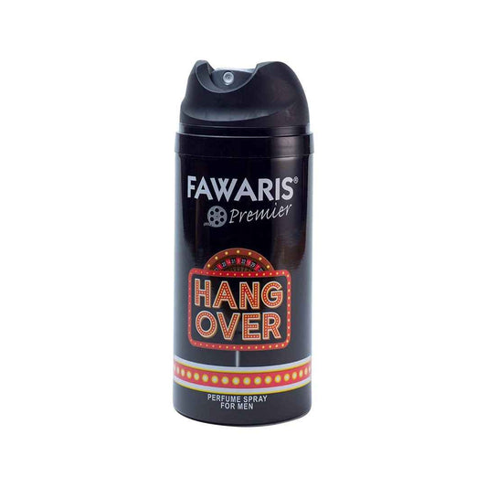 Fawaris Premier Hang Over Body Spray – 150ml | Energetic & Long-Lasting Deodorant for Men | Refreshing Daily Fragrance