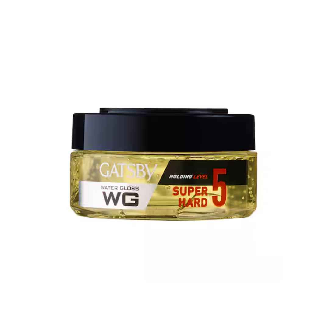 Gatsby Water Gloss – Water‑Based Wet‑Look Hair Gel | Soft / Hard / Super‑Hard, 75g (Copy)