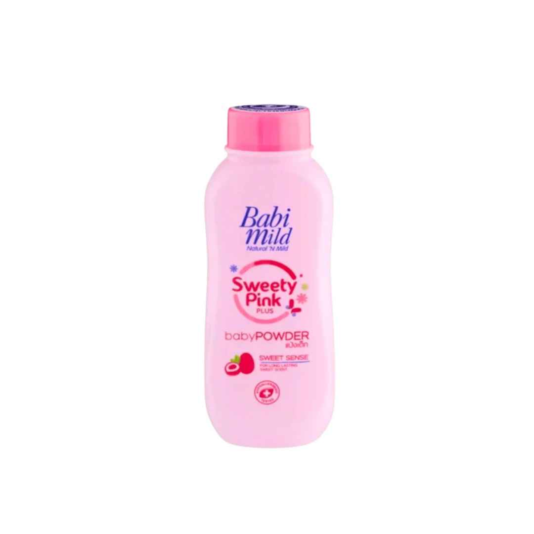 Babi Mild Sweety Pink Plus Baby Powder – Sweet Sense, Long-Lasting Freshness
